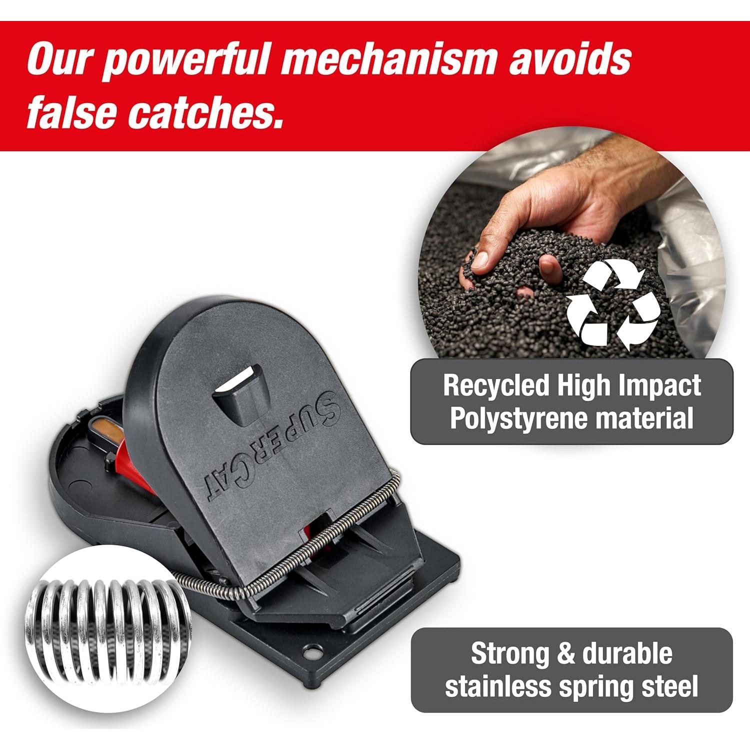 Trampa para Ratones SWISSINNO PRO SuperCat - 4 Trampas + Cebo