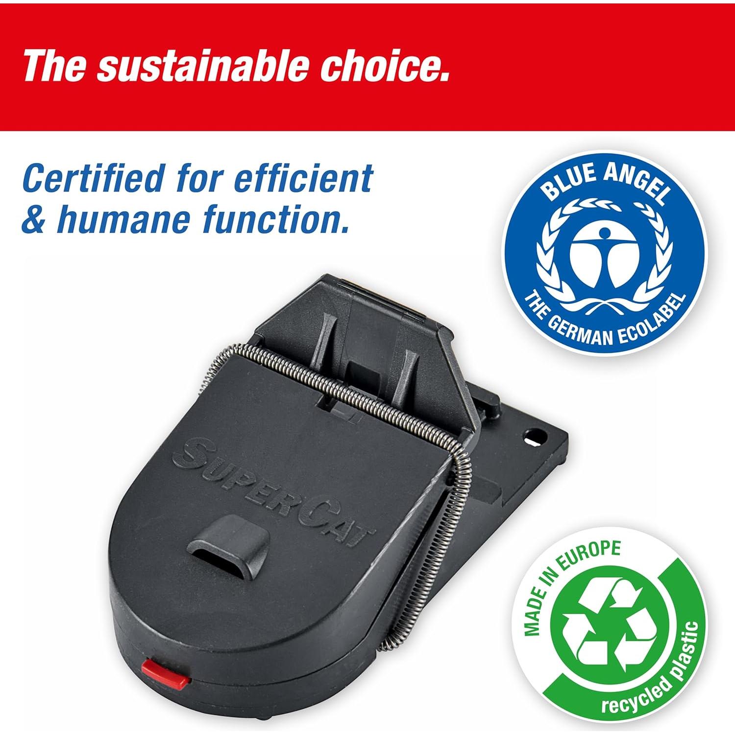 Trampa para Ratones SWISSINNO PRO SuperCat - 4 Trampas + Cebo