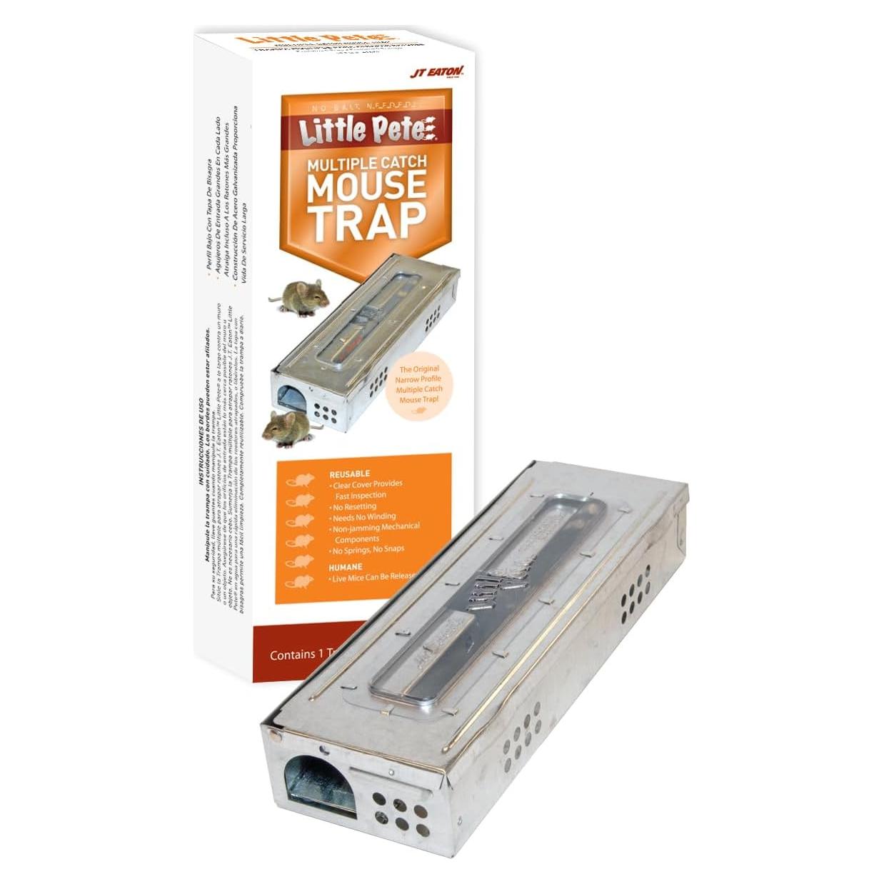 Trampa para Ratones JT Eaton 428CL - Captura Múltiple Reutilizable