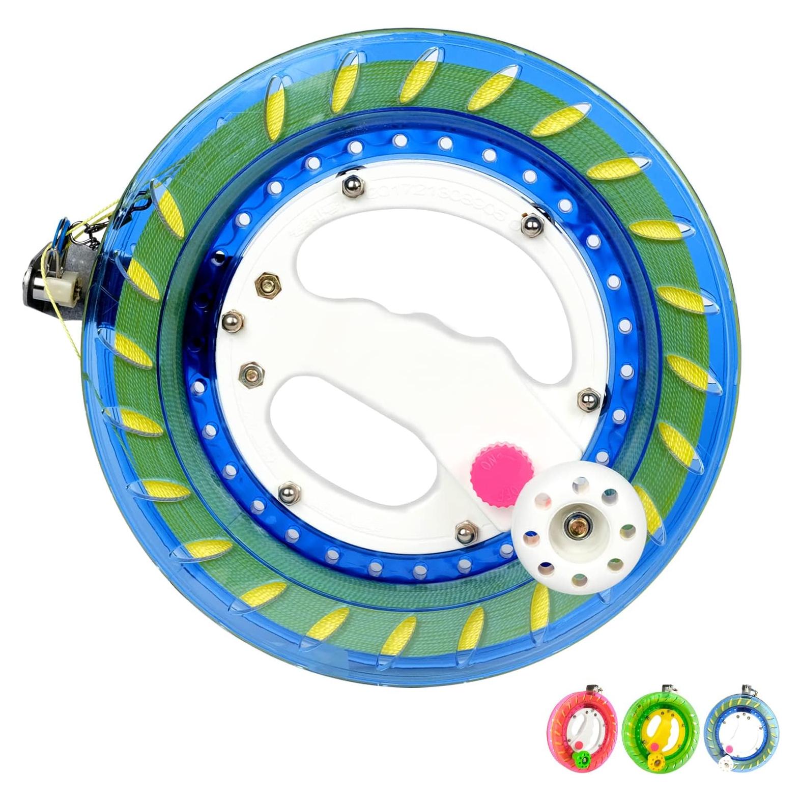 Carrete de Hilo de Cometa Simxkai 2000ft Rojo con Bloqueo