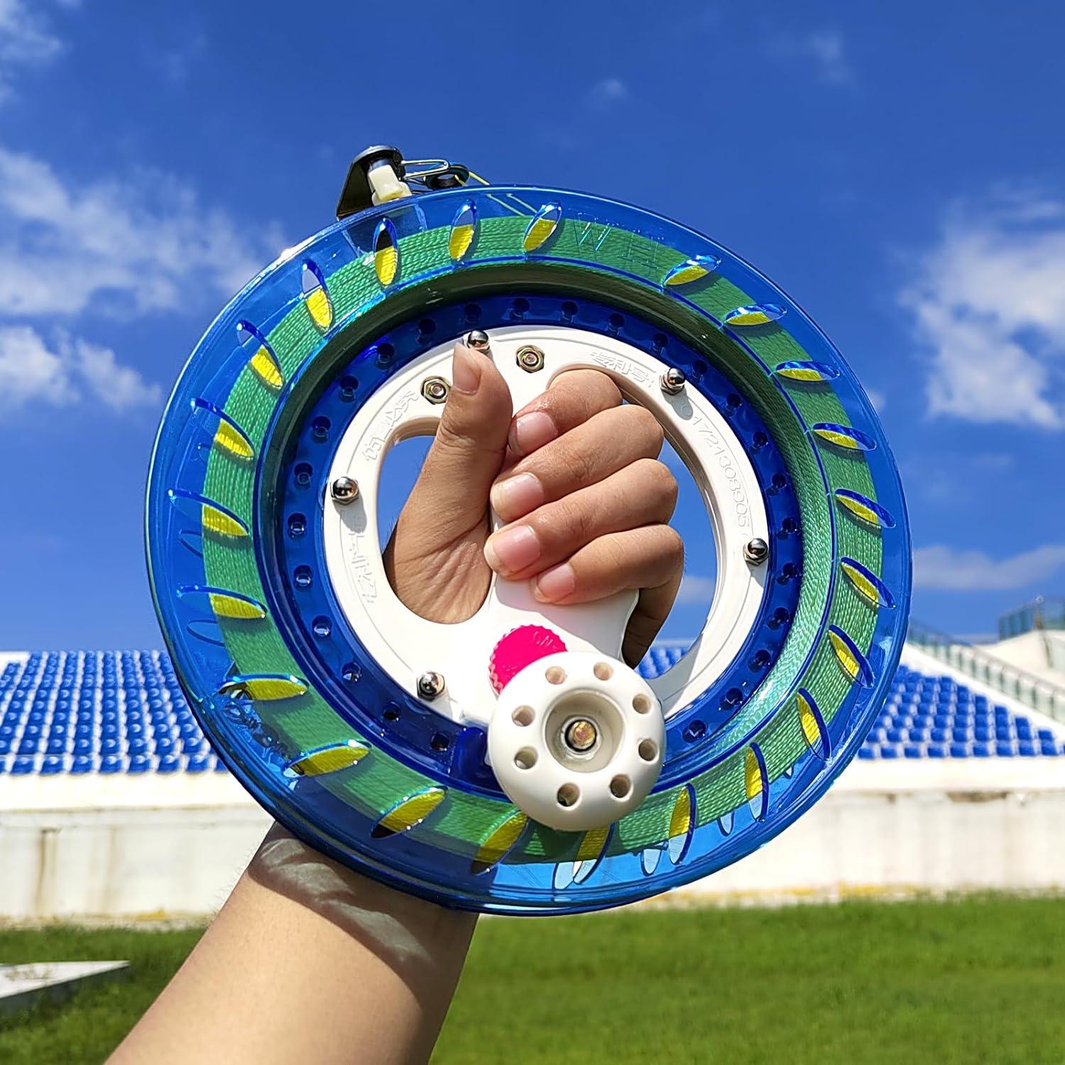 Carrete de Hilo de Cometa Simxkai 2000ft Rojo con Bloqueo
