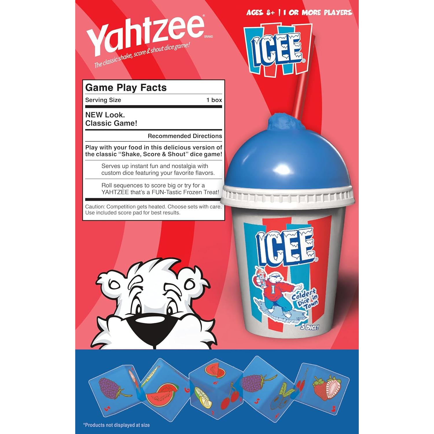 Juego de Dados YAHTZEE ICEE con Vaso Coleccionable 0.28 kg
