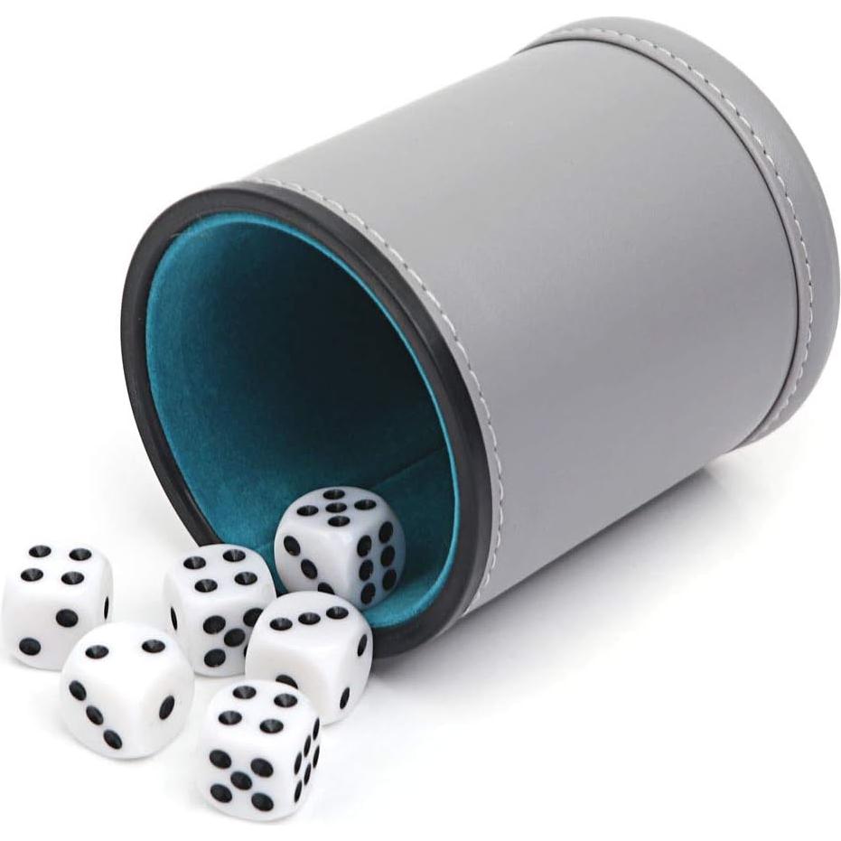 Copa de Dados Profesional GMS-SHOP con 6 Dados Silenciosos