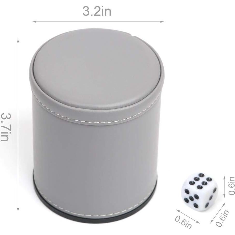 Copa de Dados Profesional GMS-SHOP con 6 Dados Silenciosos