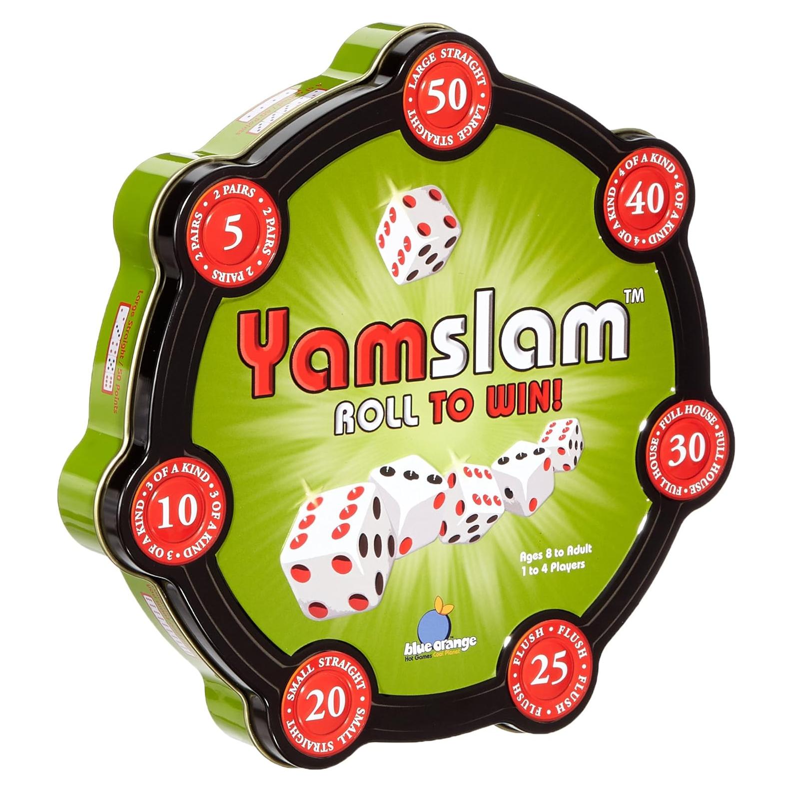 Juego de Dados Yamslam Blue Orange - Diversión Familiar 1-4 Jugadores