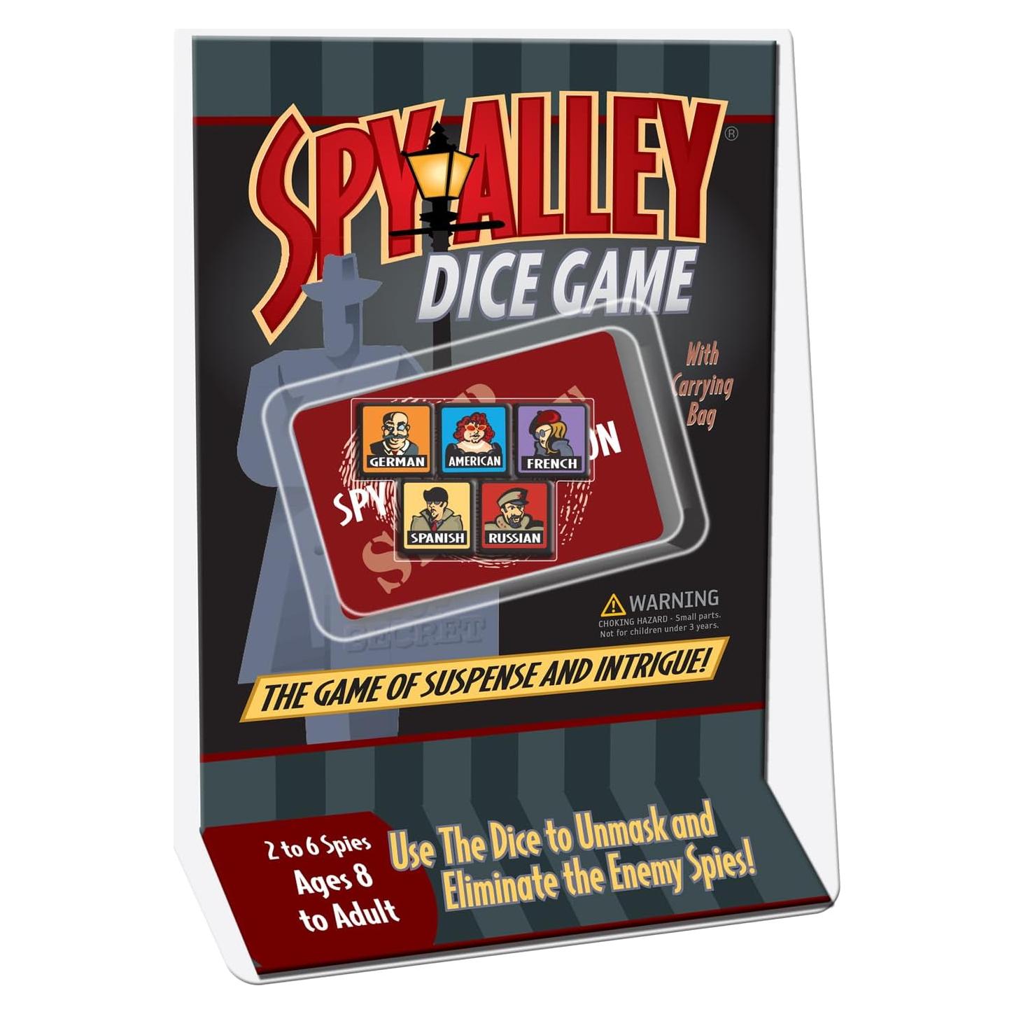 Juego de Dados Spy Alley - Adivinanza de Identidad Oculta