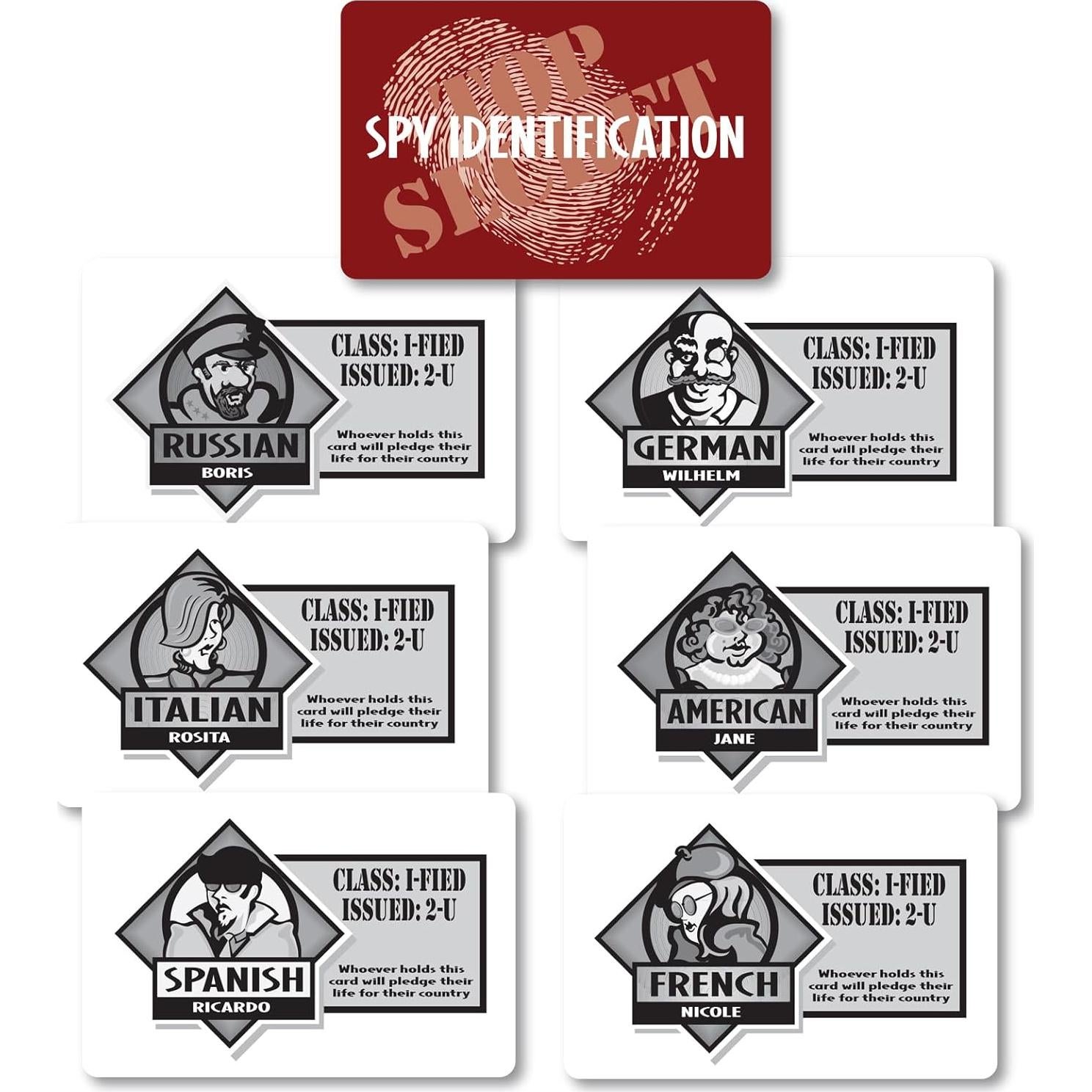 Juego de Dados Spy Alley - Adivinanza de Identidad Oculta
