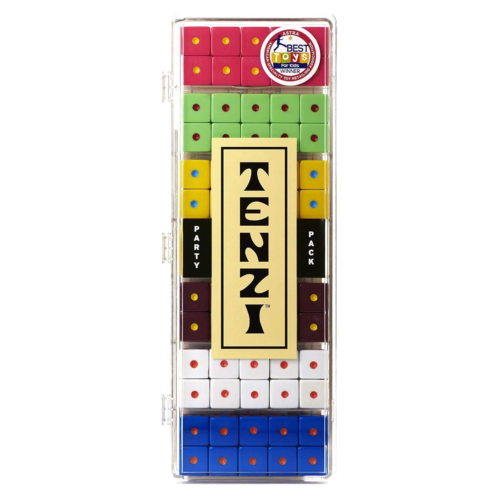 Juego de Dados TENZI - 6 Conjuntos de 10 Dados de Colores