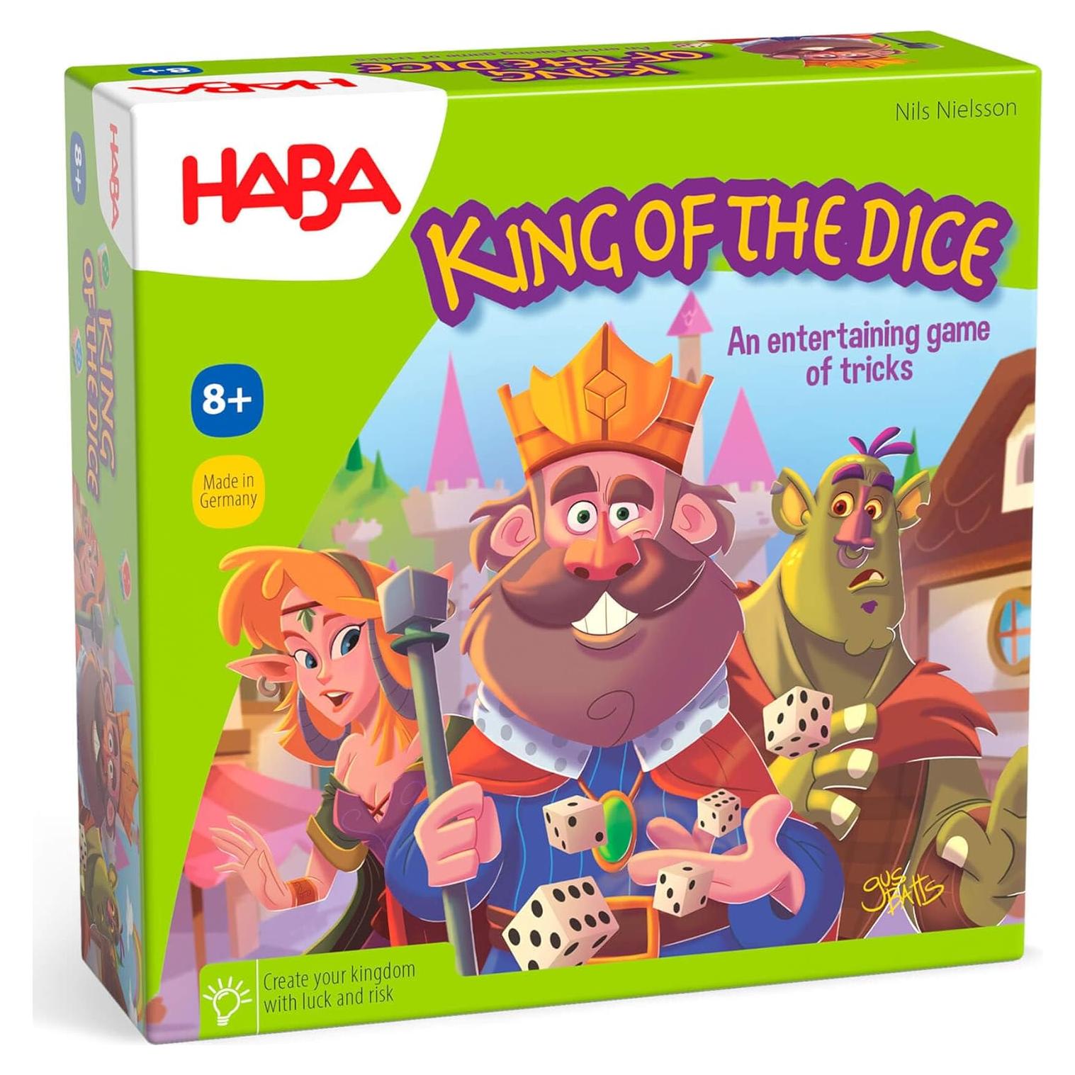 Juego de Mesa HABA Rey de los Dados - Para 2-5 Jugadores, 8 Años+