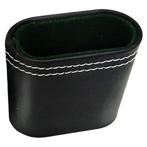 Taza de Dados de Cuero PU VOGOOPOI 7.5x4cm Silenciosa