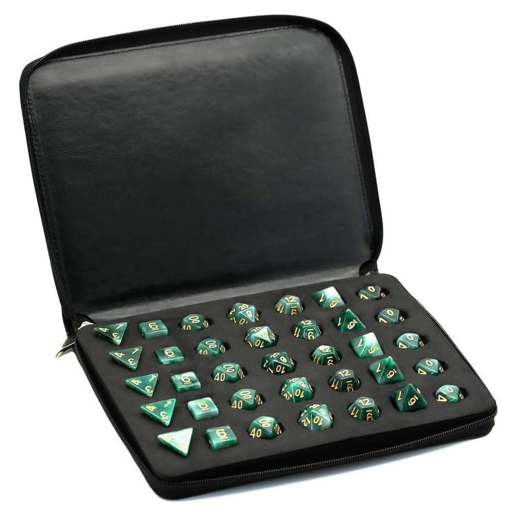 Caja de Dados de Madera UDIXI para 35 Dados Poliedricos