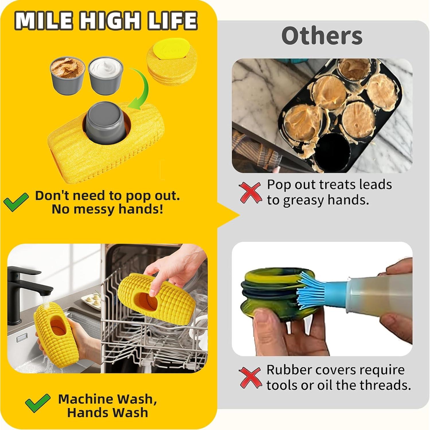 Juguete Interactivo para Perros Mile High Life - Mazorca de Maíz