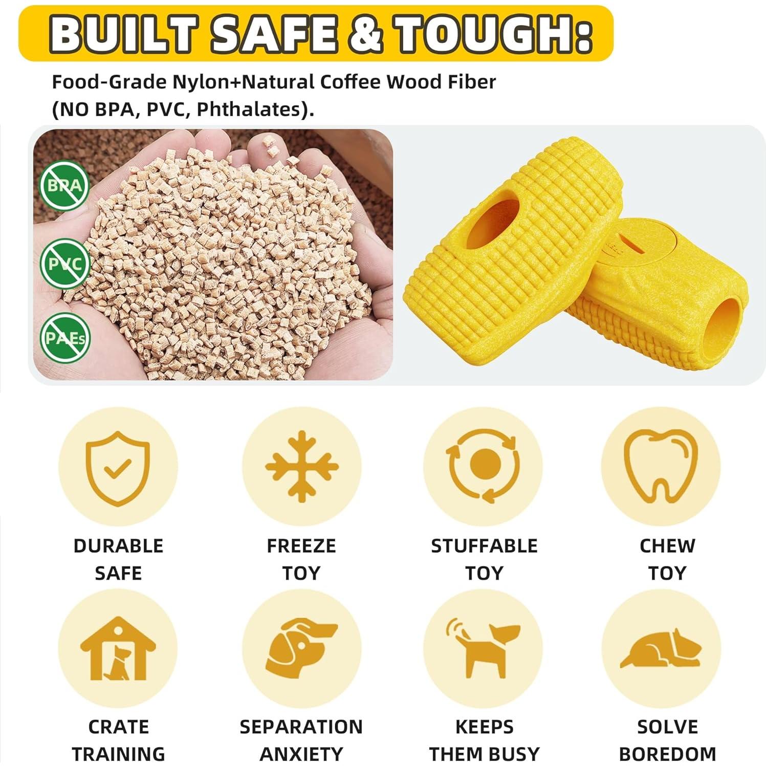 Juguete Interactivo para Perros Mile High Life - Mazorca de Maíz