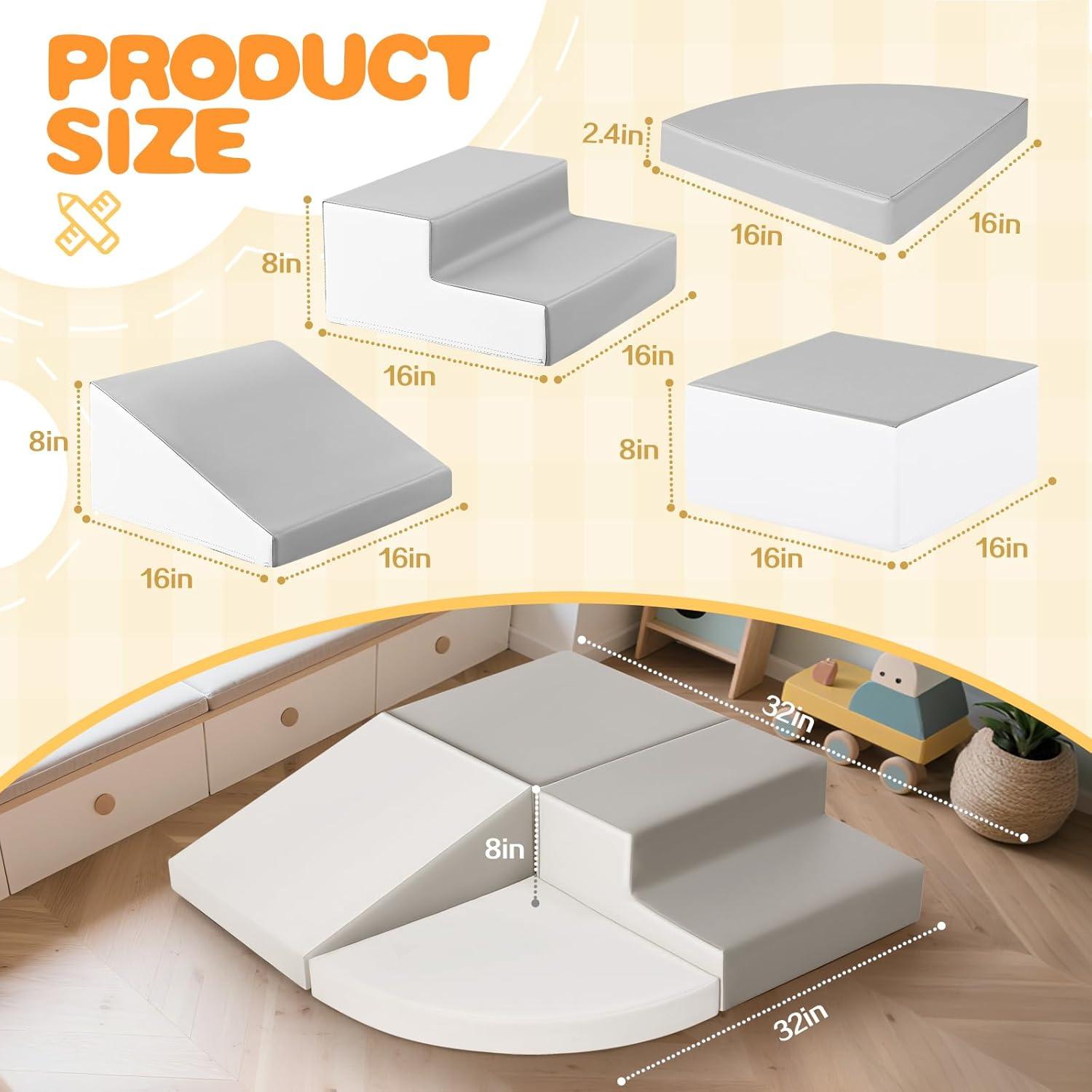 Bloques de Escalada de Espuma Sumbababy - 4 Piezas para Niños