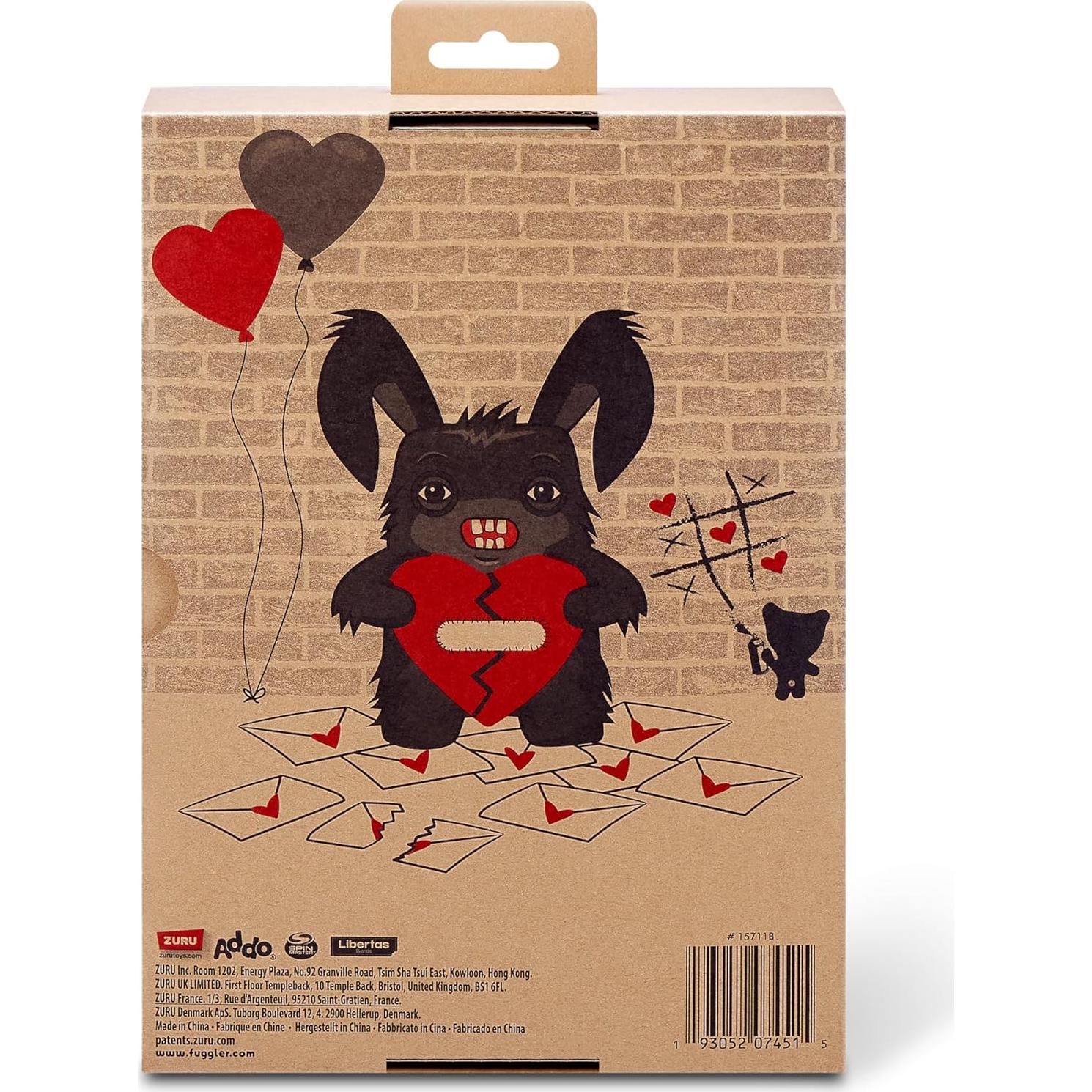 Peluche Amor Fugg ZURU 22.86 cm Rojo Coleccionable