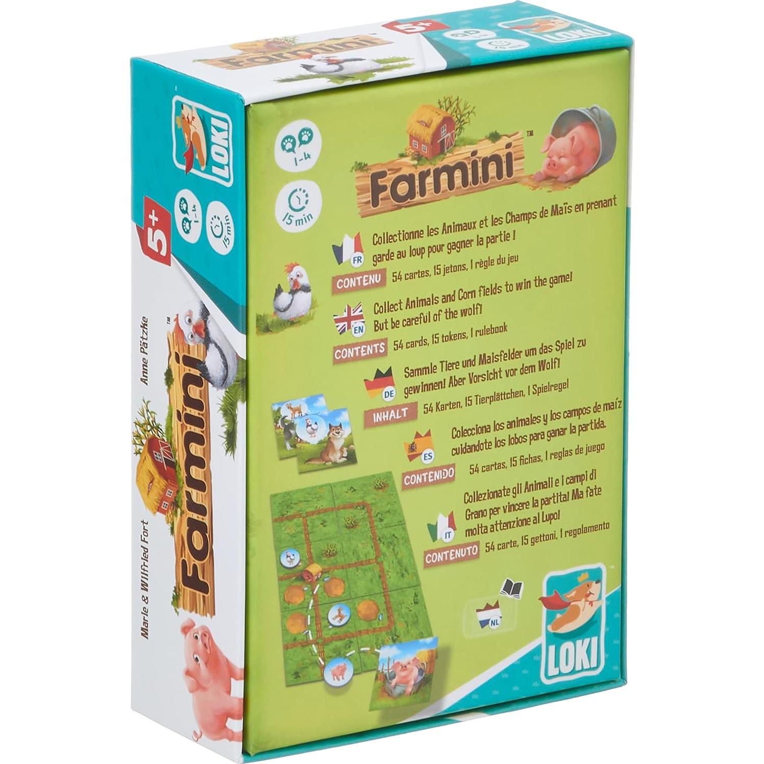 Juego de Cartas Farmini LOKI - Granja Estratégica Familiar