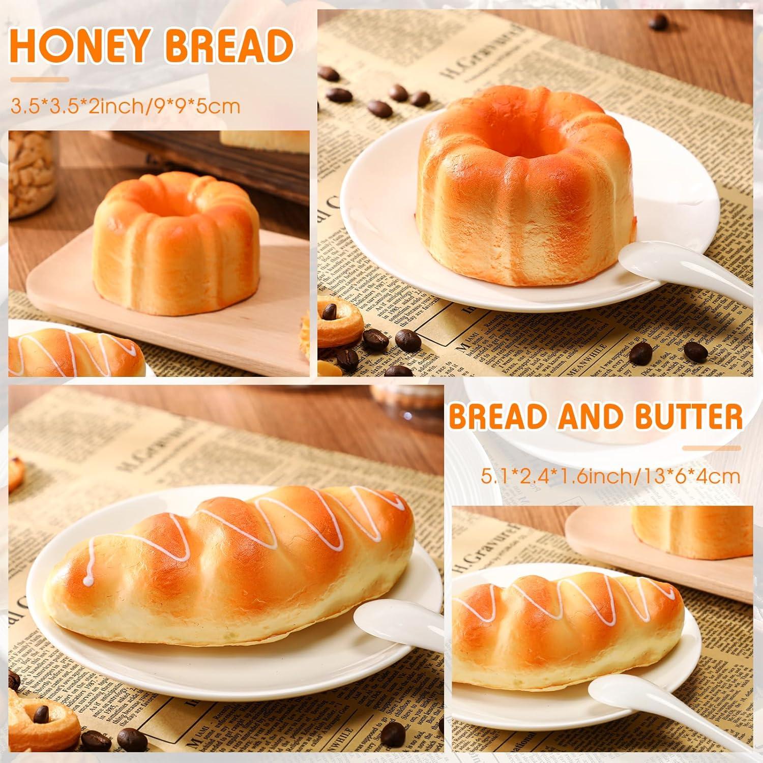 5 Juguetes Antiestrés de Pan Suave Foilswirl - Alivio de Ansiedad