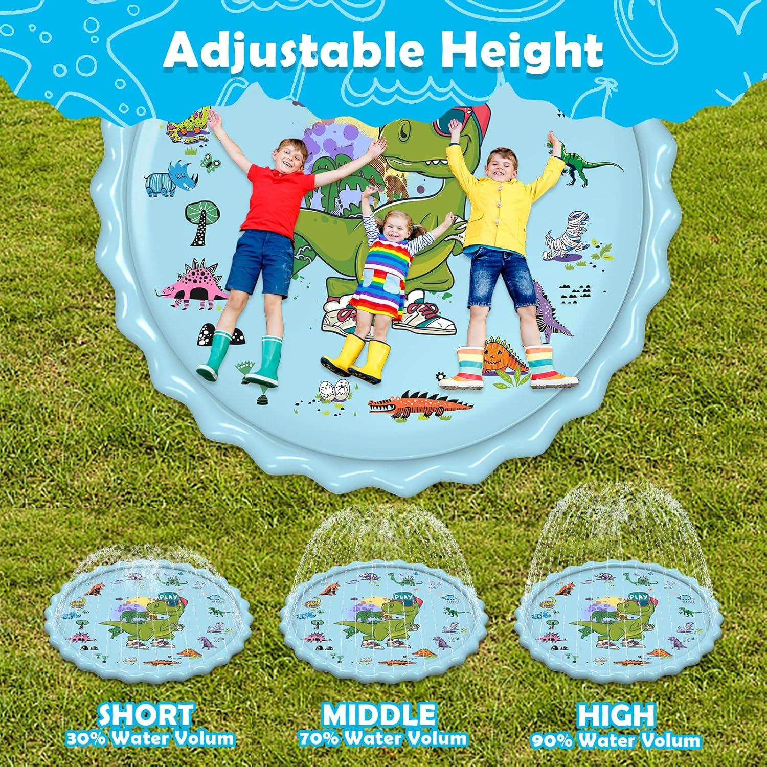 Alfombra Splash Toffos para Niños 220 cm, Juguete Acuático