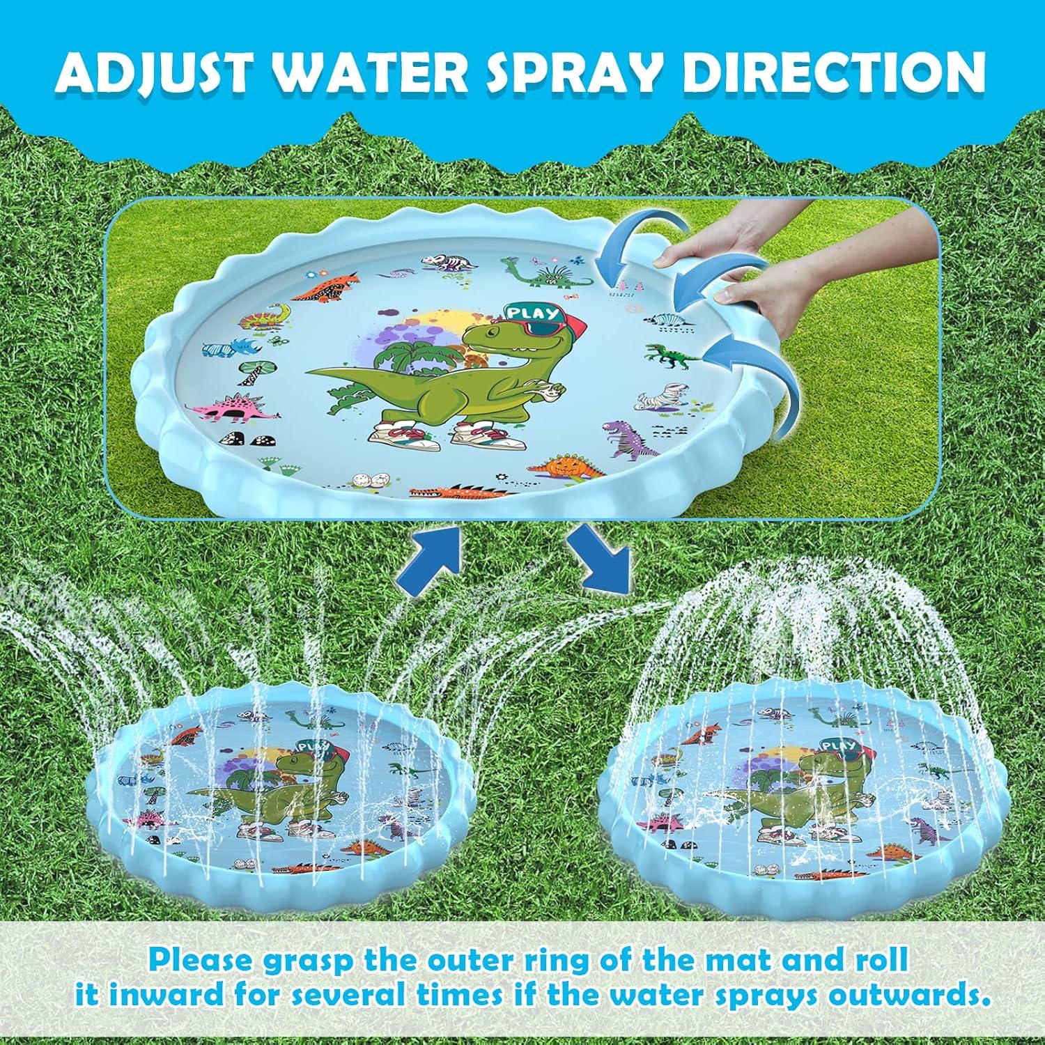 Alfombra Splash Toffos para Niños 220 cm, Juguete Acuático