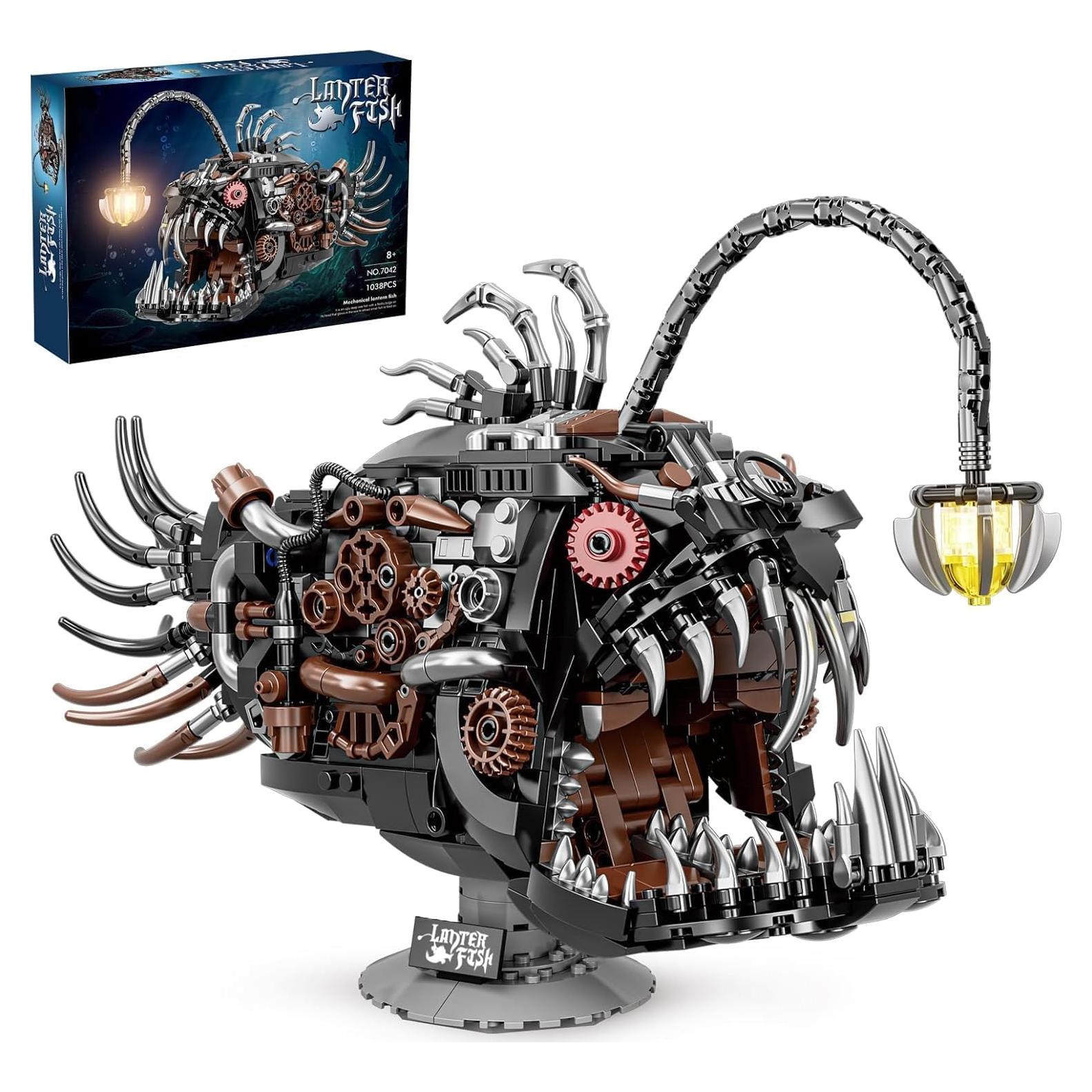 Juego de Bloques de Construcción Pez Linterna Mecánico 1038 PCS