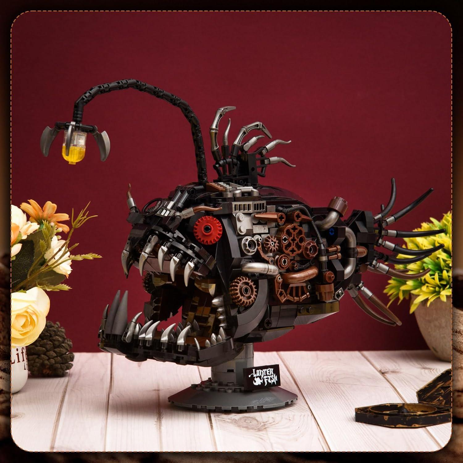 Juego de Bloques de Construcción Pez Linterna Mecánico 1038 PCS