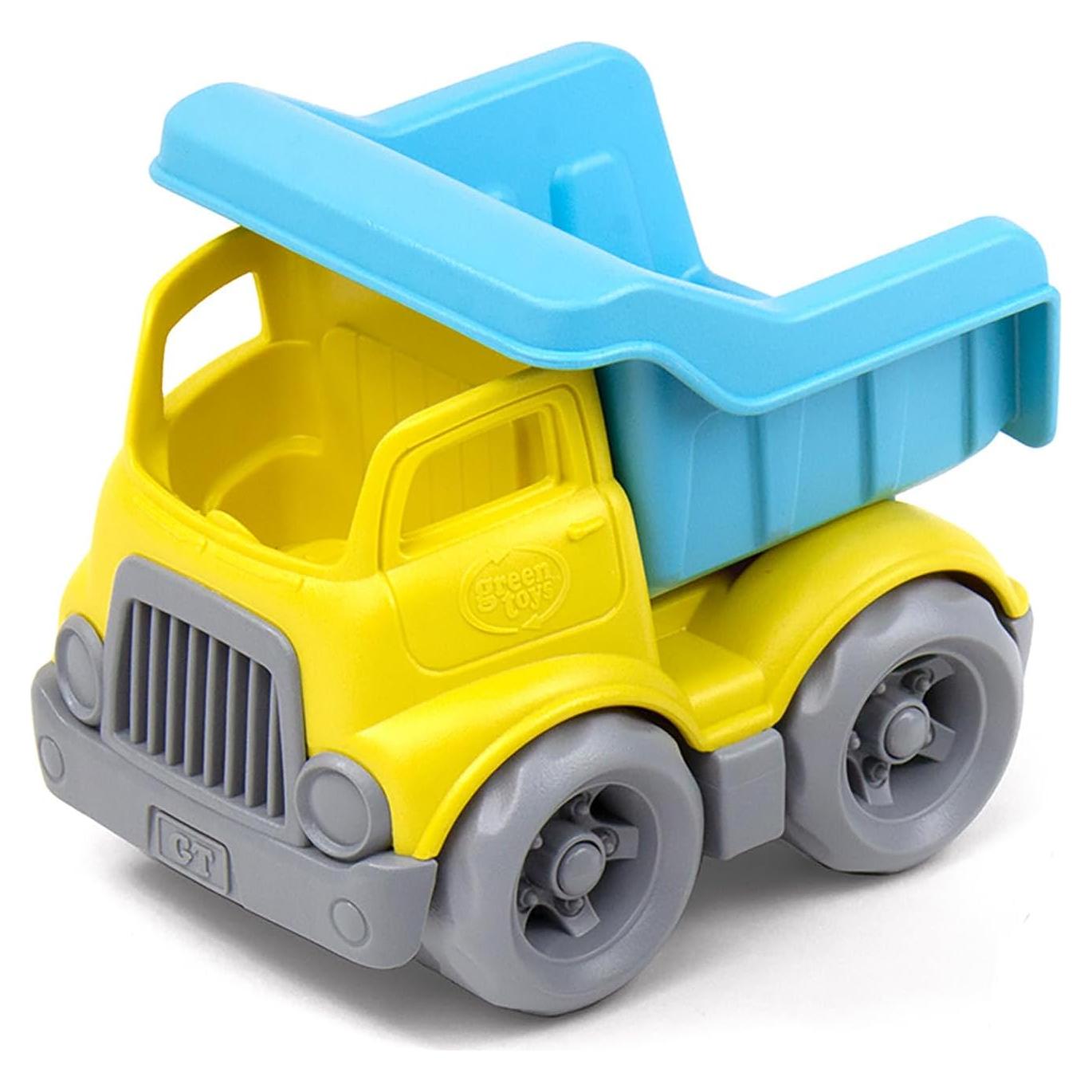 Camión Volquete Green Toys OceanBound - Amarillo/Azul - 230g