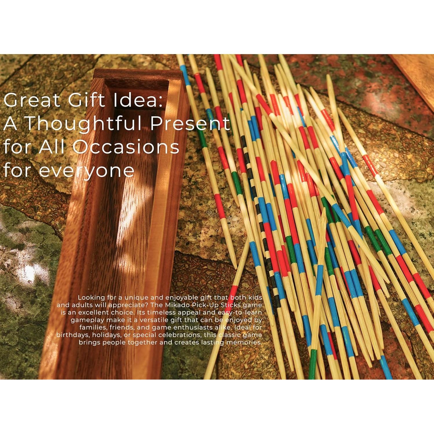 Juego de Mesa Clásico Mikado BSIRI para Niños y Adultos