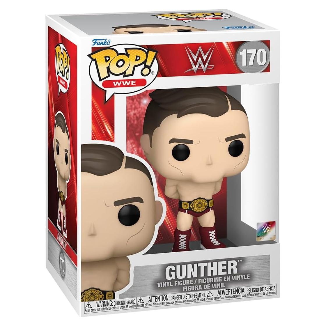 Figura de Vinilo Funko Pop WWE Gunther 10 cm Coleccionable