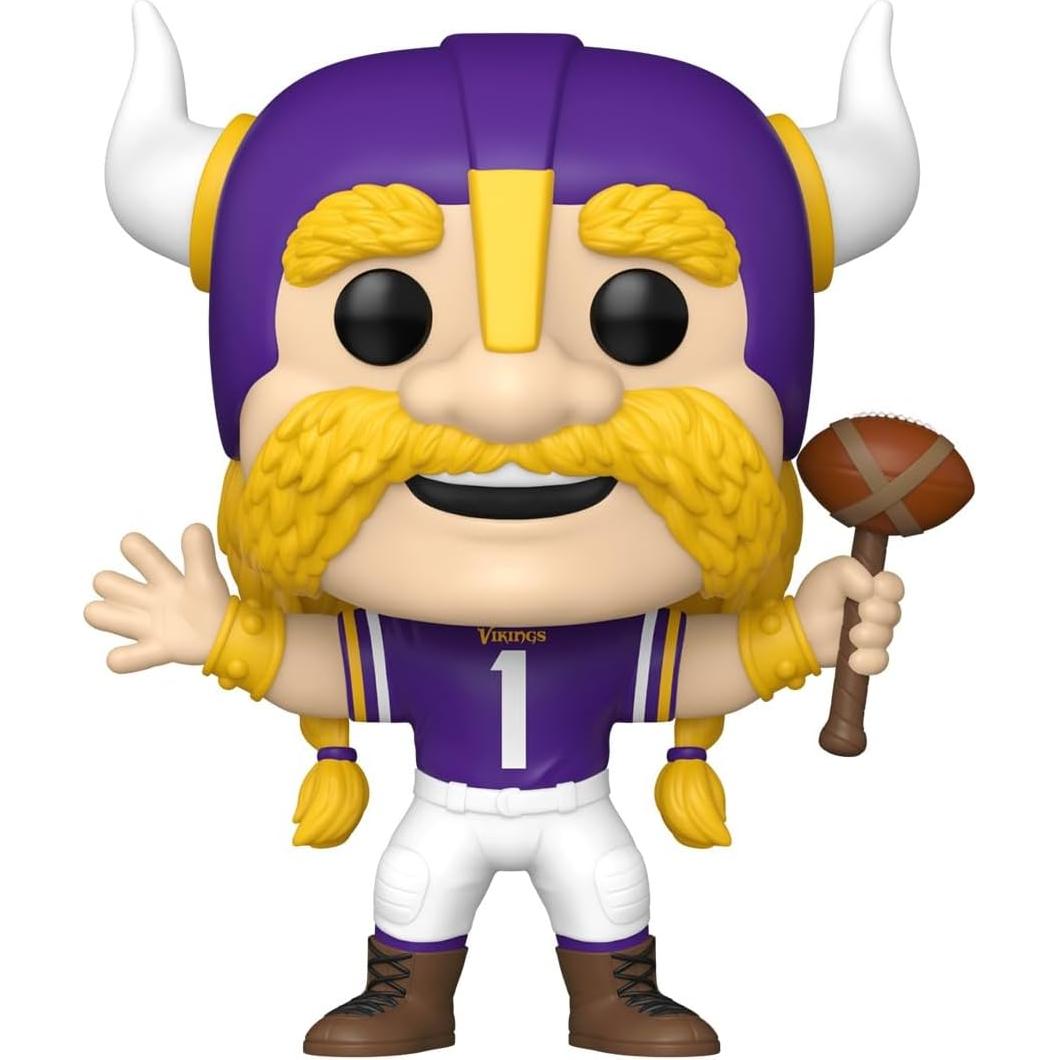 Figura Funko Pop! NFL Vikingos - Viktor - 11.2 cm - Vinilo Coleccionable