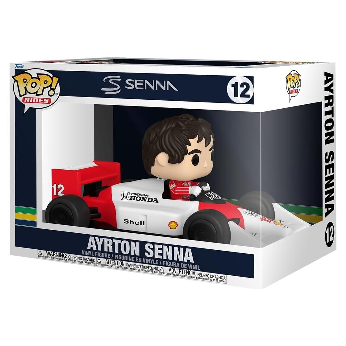 Funko Pop! Rides Ayrton Senna McLaren - Figura Vinilo 14 cm