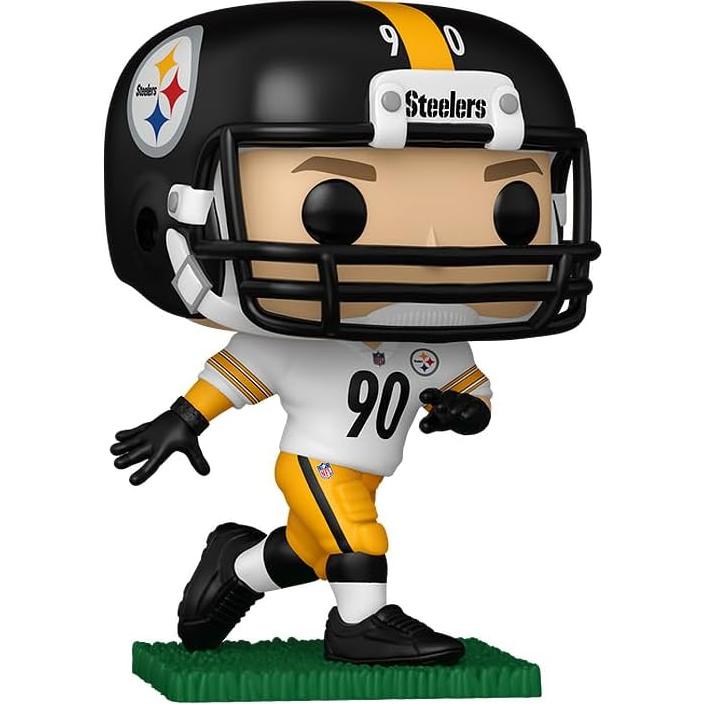Figura de Vinilo Pop TJ Watt Steelers 10.54 cm con Protector