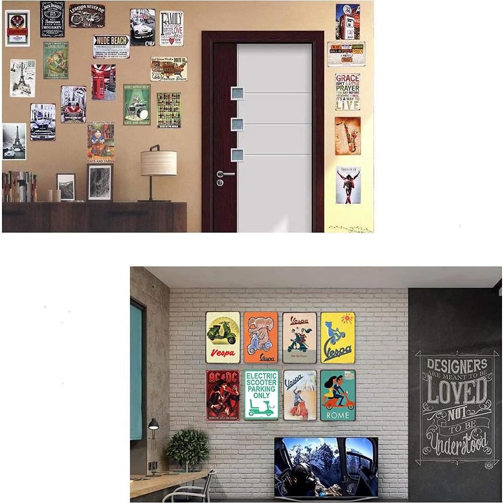 Letrero de Metal Vintage Seinfeld Del Boca Vista 30x20 cm