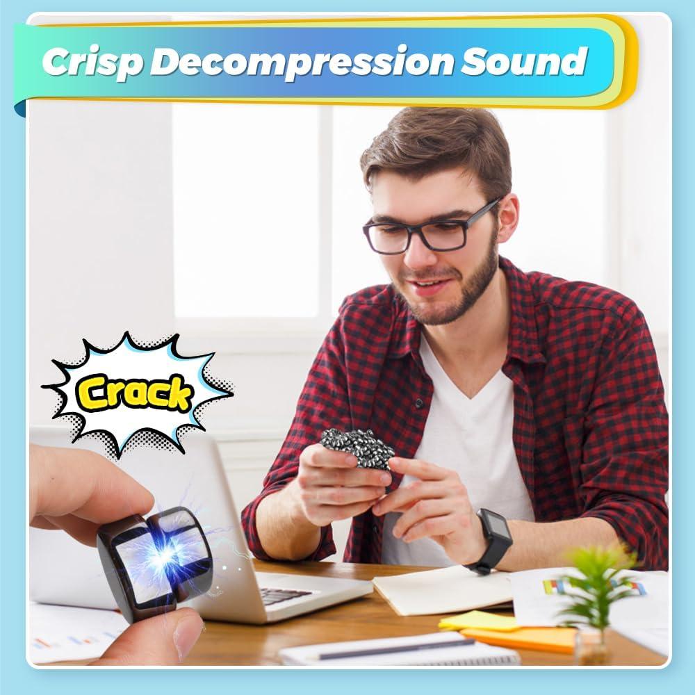 Juguetes Antiestrés Dilabnba 550PCS Putty Magnético Negro