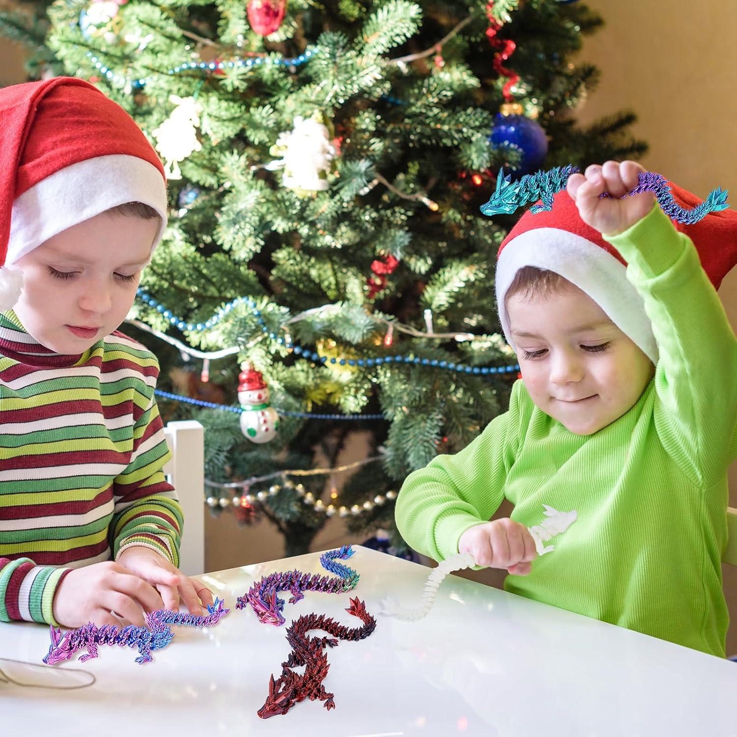 Juguete Antiestrés Dragón Articulado SHUWND 5 Piezas