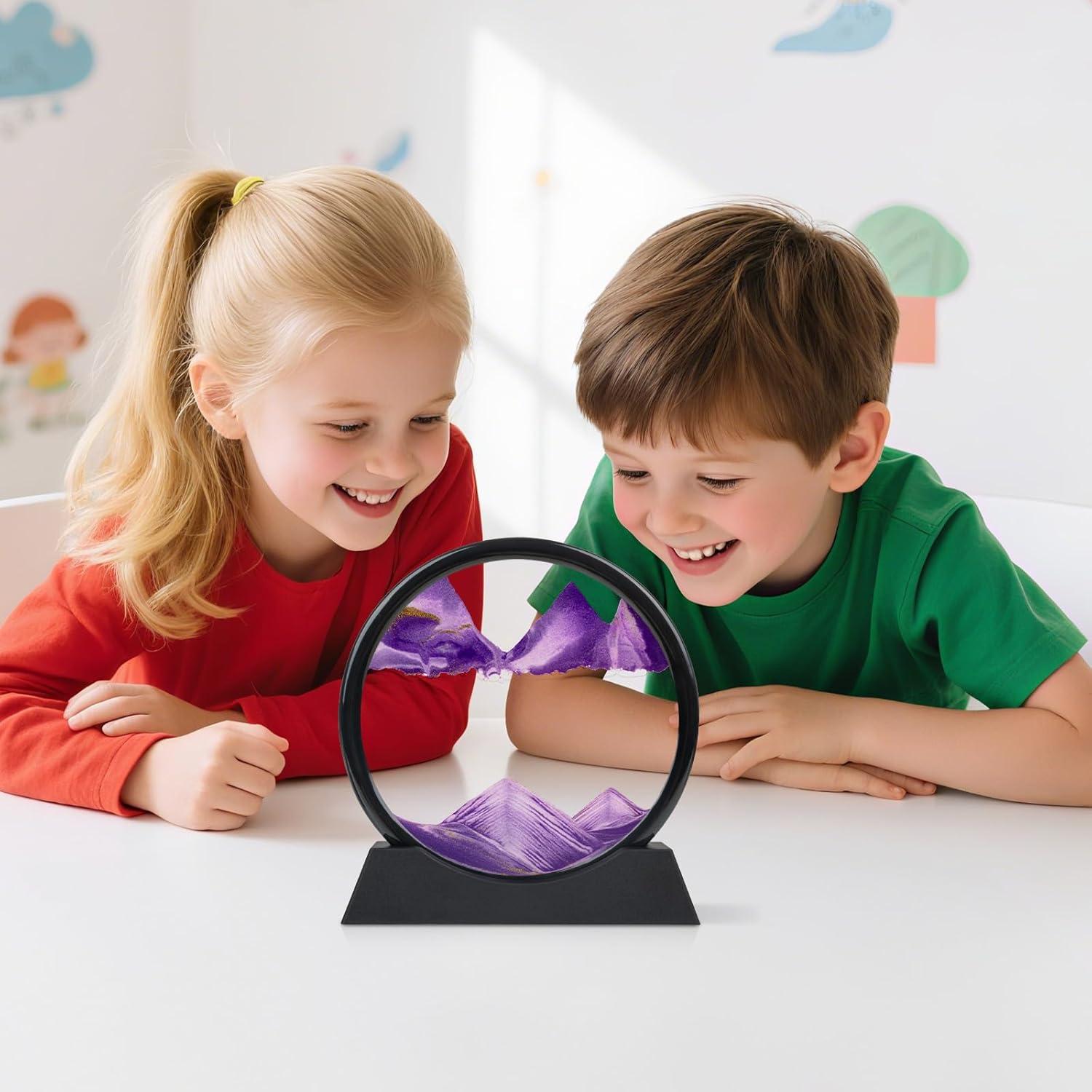 Arte de Arena Móvil Morado Mvxctfi 3D 17.78 cm Decoración