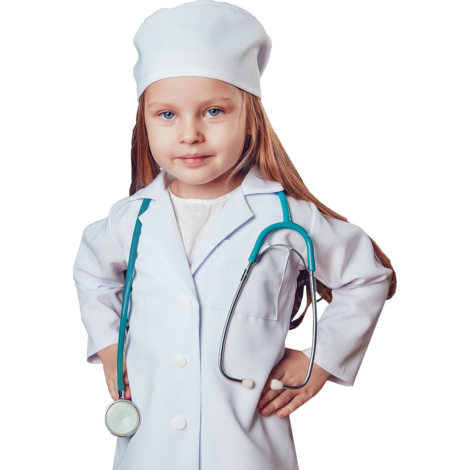 Estetoscopio de Juguete Skeleteen para Niños - 76 cm Azul