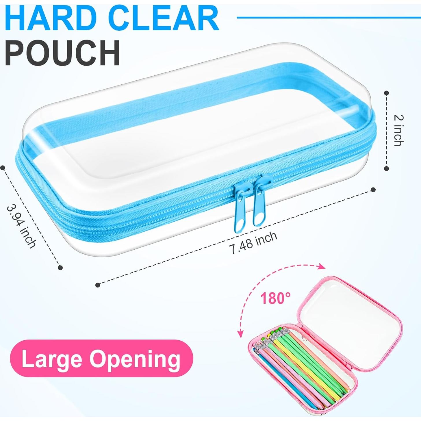 10 Fundas Duras Transparentes Sanwuta Tamaño S Color Macaron