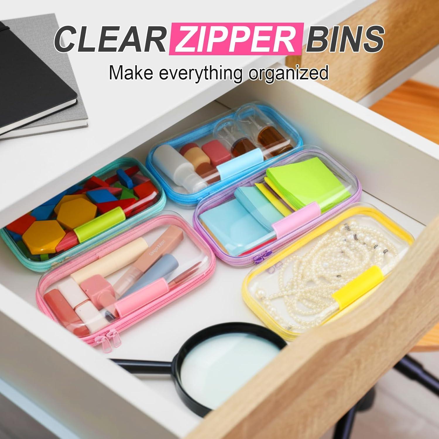 10 Fundas Duras Transparentes Sanwuta Tamaño S Color Macaron