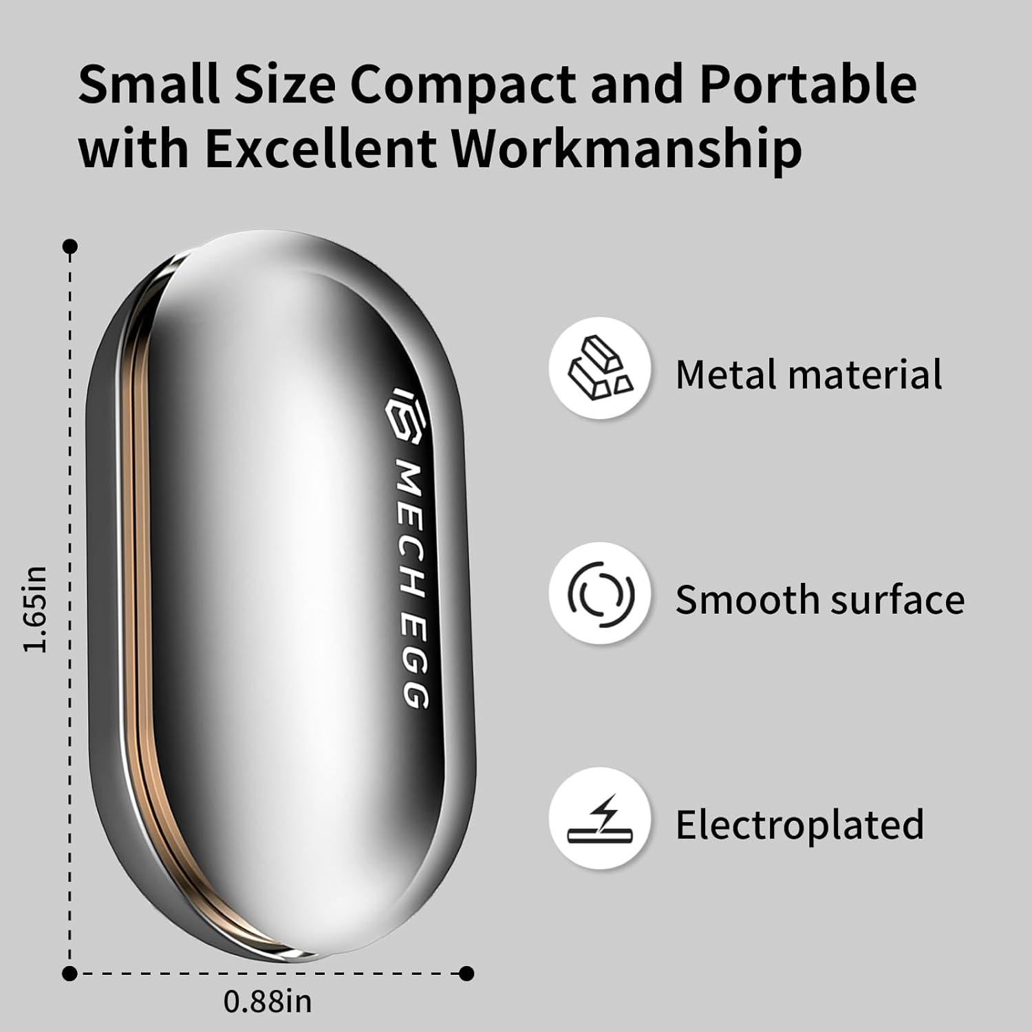 Deslizador Antiestrés Mech CNTJV Plata EDC Compacto 0.10kg