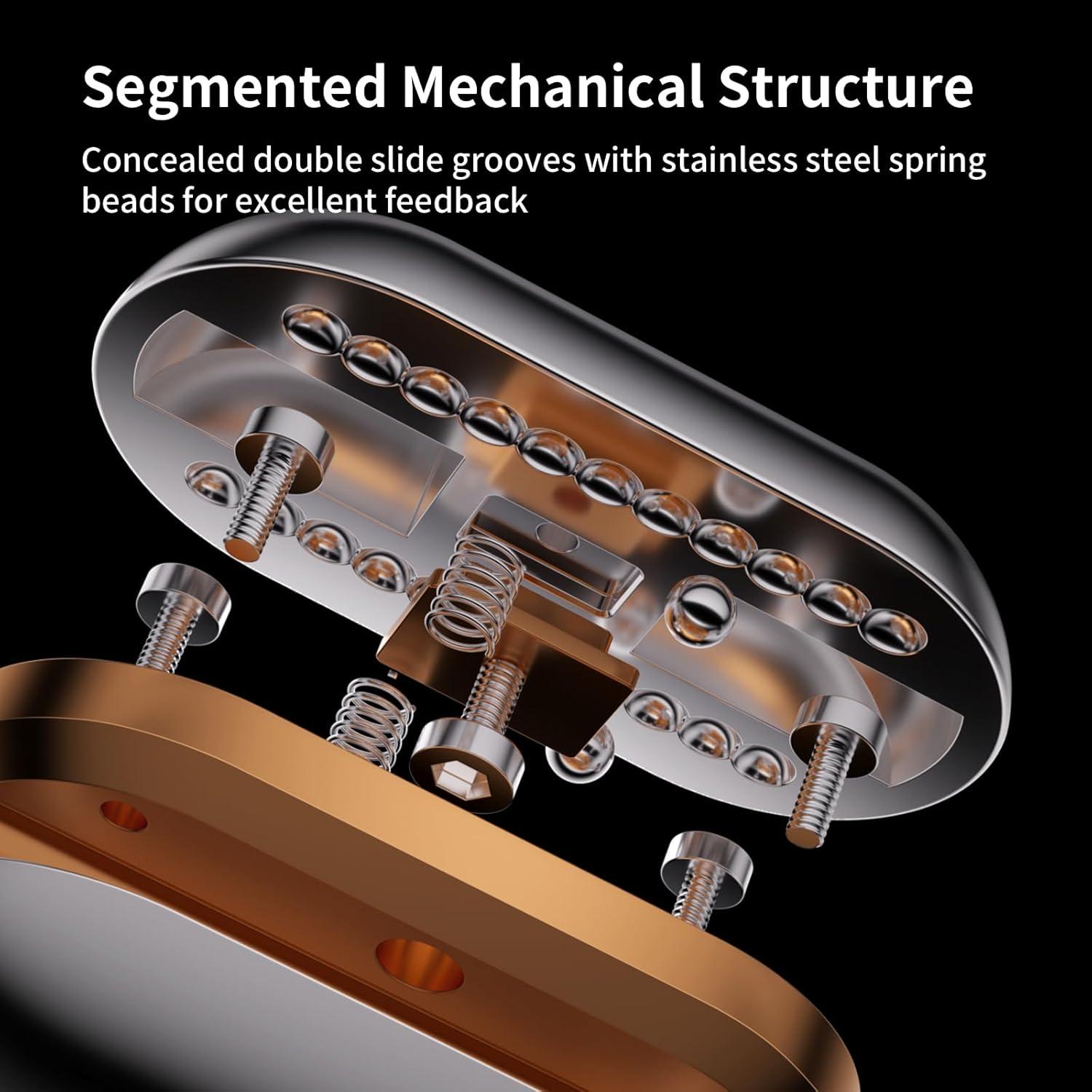 Deslizador Antiestrés Mech CNTJV Plata EDC Compacto 0.10kg