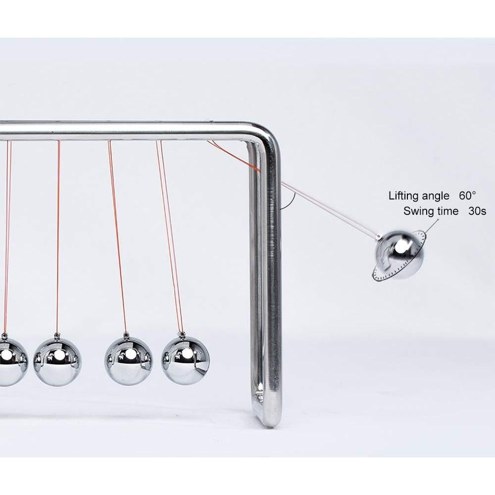 Péndulo de Newton CERROPI 7 Bolas 20mm, 30s Oscilación