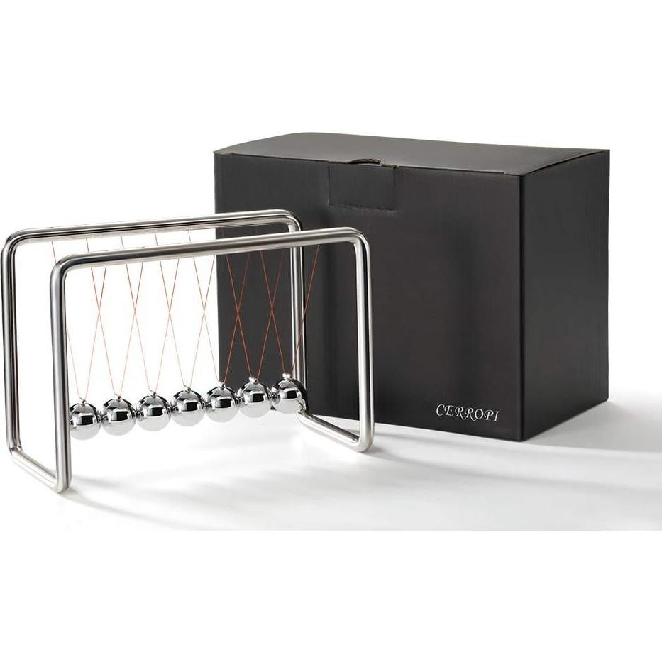 Péndulo de Newton CERROPI 7 Bolas 20mm, 30s Oscilación