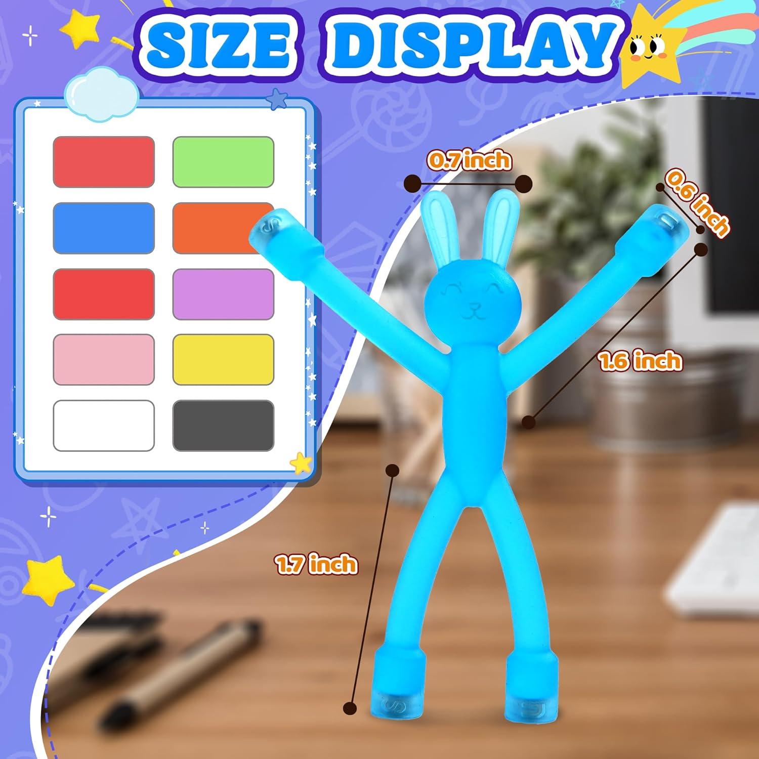 10 Juguetes Magnéticos Conejo CHESLICR Antiestrés Viaje