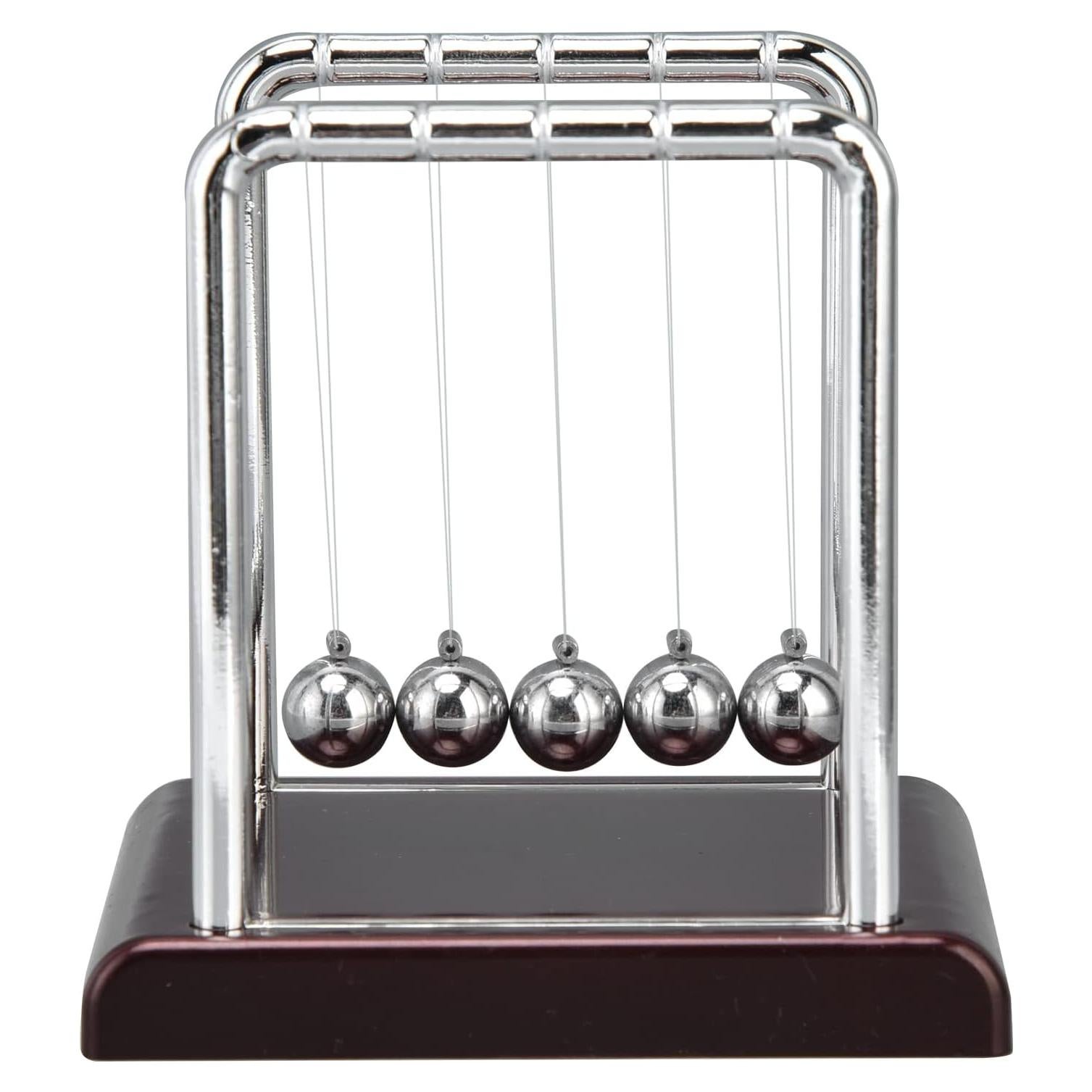 Bola de Péndulo de Equilibrio Metal ABS - Juguete de Escritorio