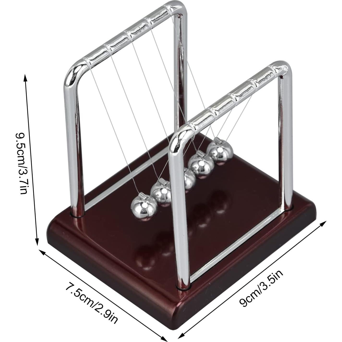 Bola de Péndulo de Equilibrio Metal ABS - Juguete de Escritorio