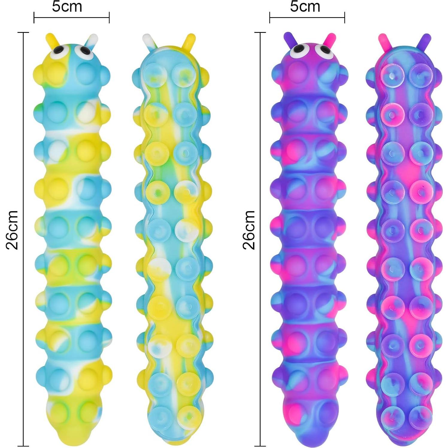 Juguete Antiestrés de Burbuja Pop MEIEST - Oruga 3D Multicolor