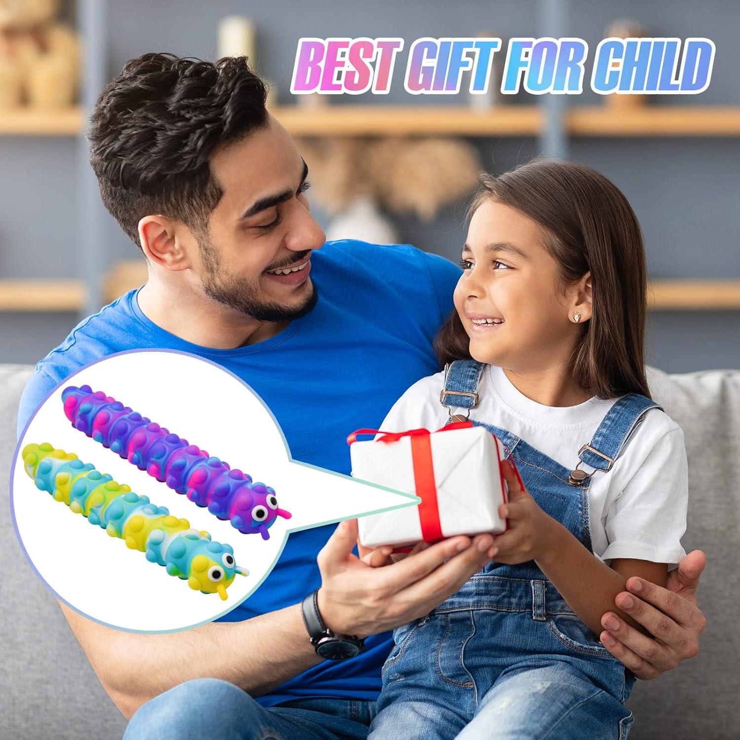 Juguete Antiestrés de Burbuja Pop MEIEST - Oruga 3D Multicolor