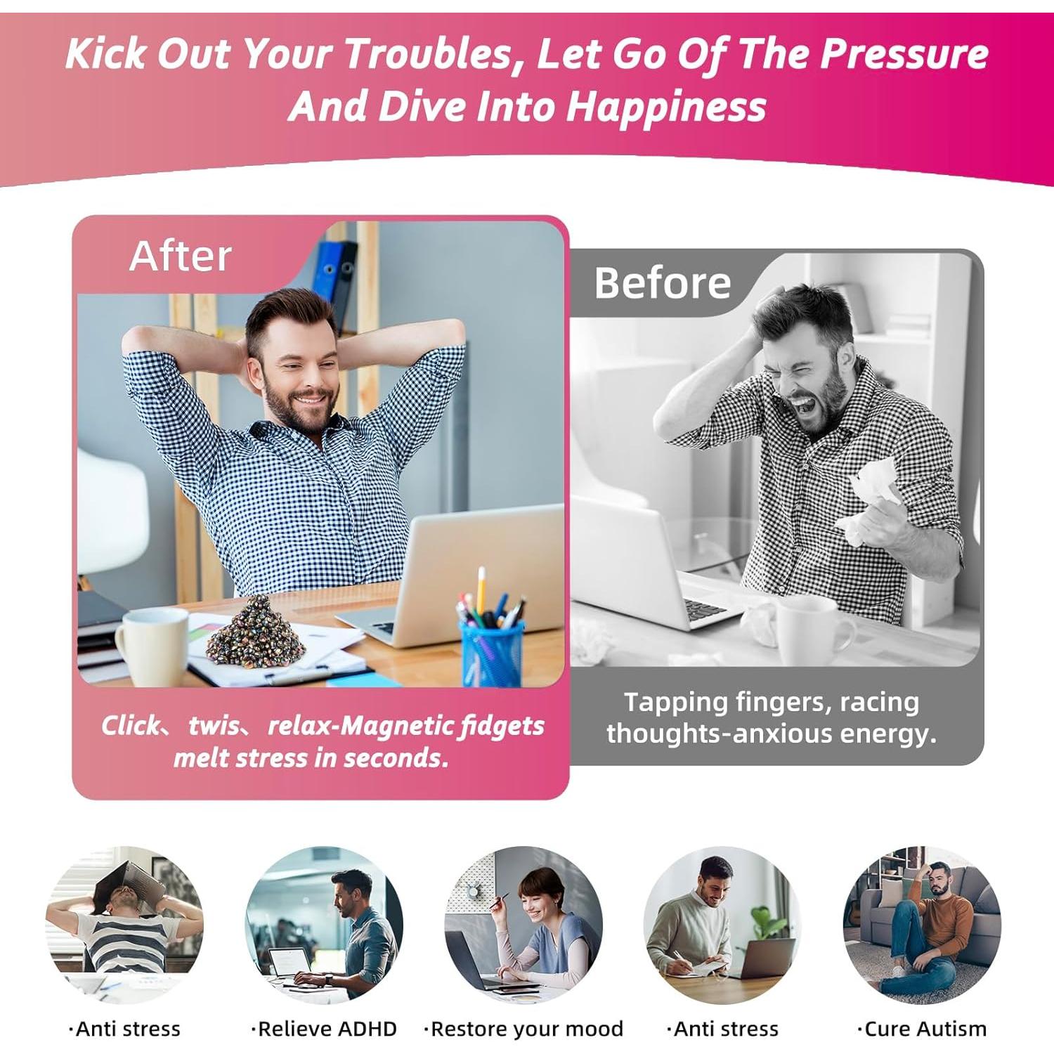 550 Juguetes Antiestrés para Adultos Ziogogco - Alivio Ansiedad