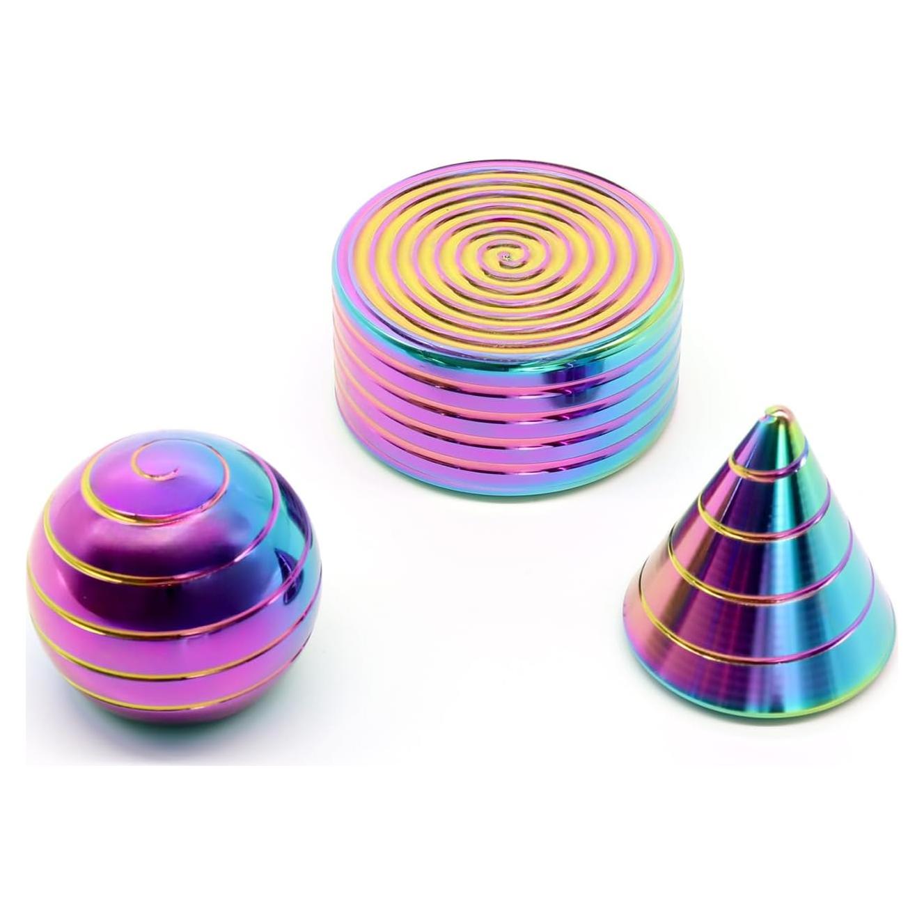 Juguetes Fidget Cinéticos KALMORA - 3 Formas para Estrés