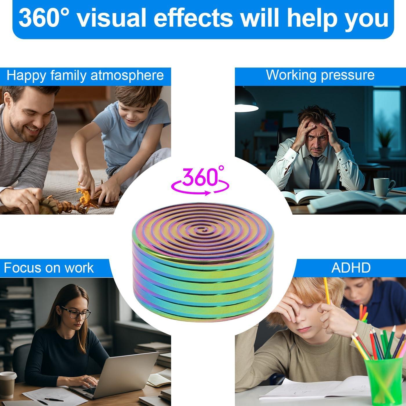 Juguetes Fidget Cinéticos KALMORA - 3 Formas para Estrés